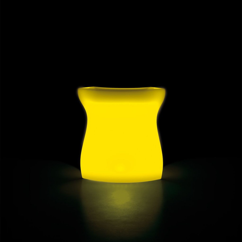 Modul receptie cu iluminare din polietilena Bartolomeo Corner Light - Nuovo Design